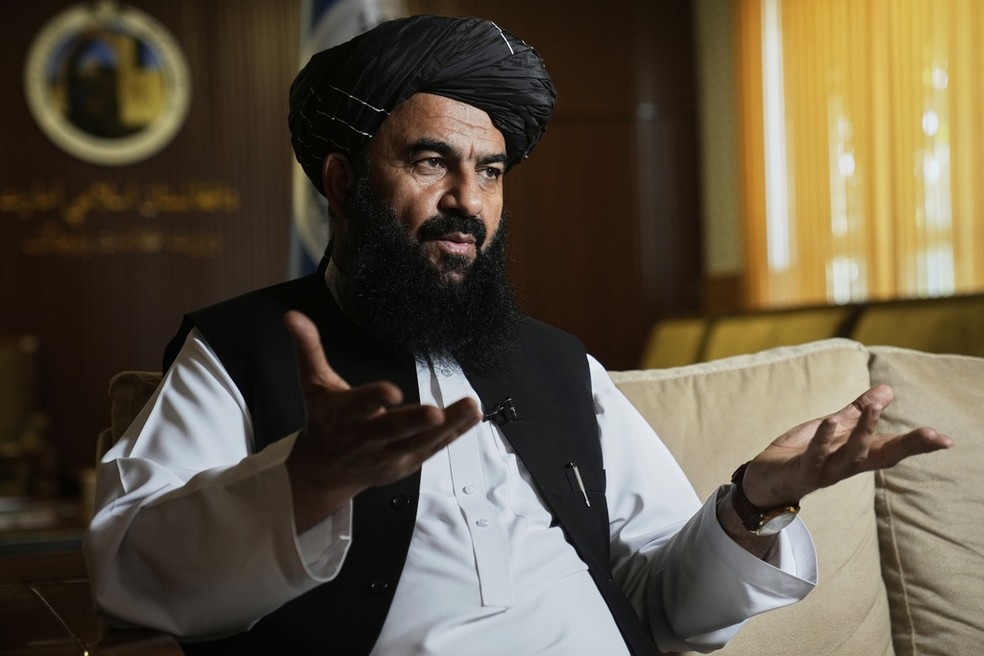 Vice-ministro do Turismo do Afeganistão， Qudratullah Jamal — Foto: AP