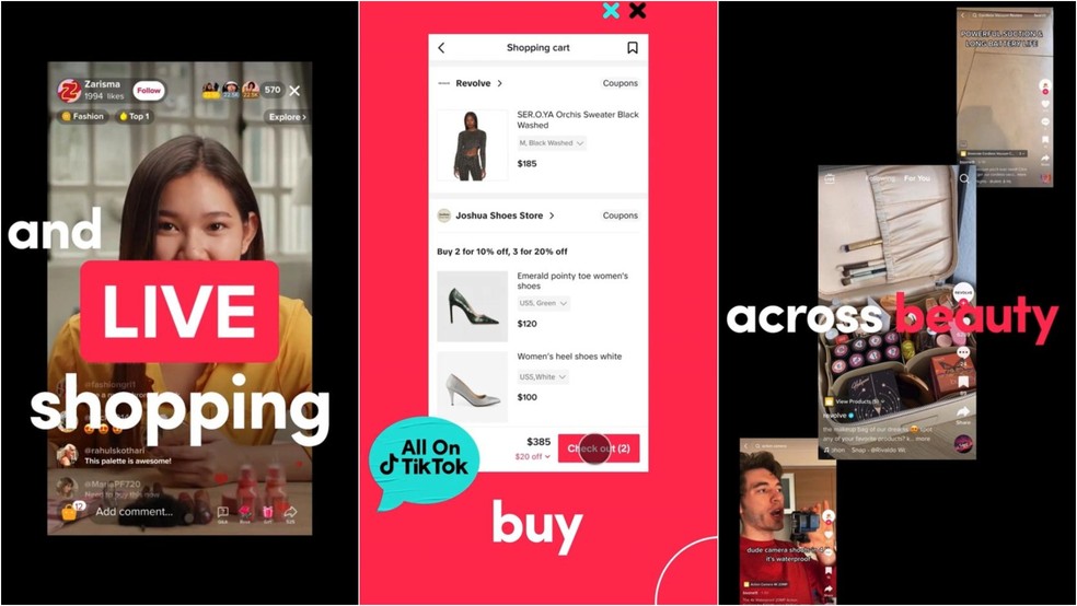 TikTok Shop: rede social lança loja virtual no Brasil para concorrer com Amazon e Magalu — Foto: Divulgação/TikTok