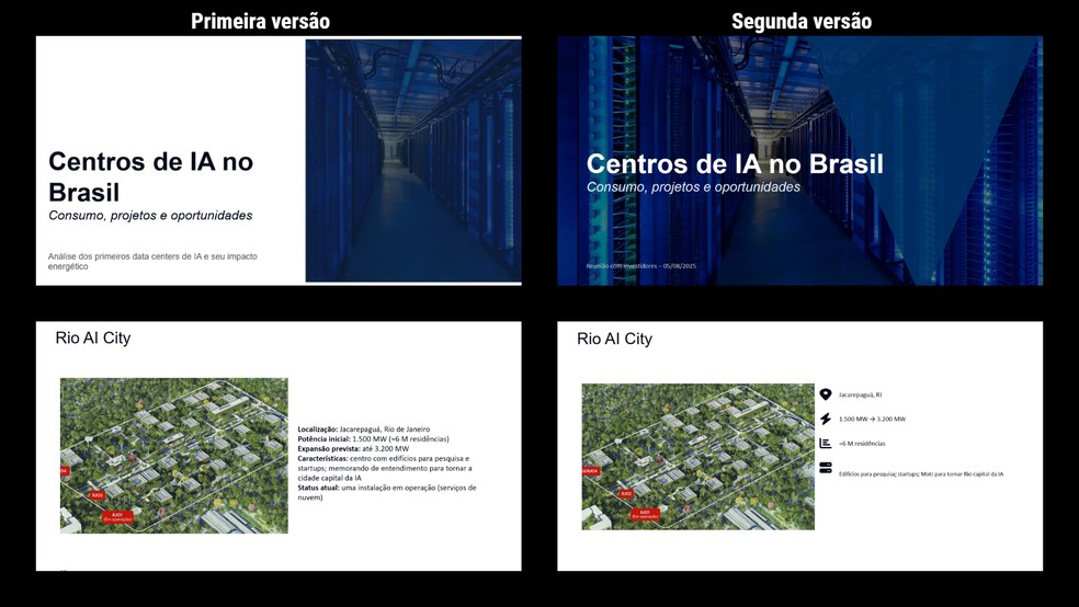 Teste de criação de apresentação (PPT) com o Agente do ChatGPT. — Foto: Reprodução
