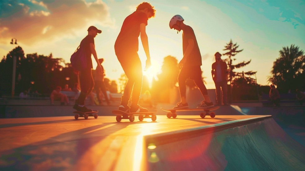 Veja como o banco BV está elevando esportes como skate， automobilismo e surfe — Foto: Divulgação