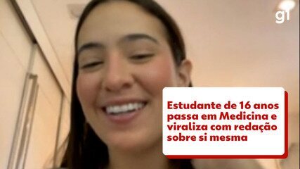 Estudante de 16 anos passa em Medicina e viraliza com redação sobre si mesma