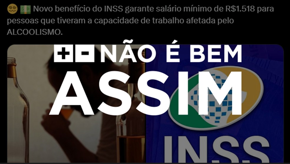 Pessoas com vício em álcool não têm acesso garantido ao BPC — Foto: g1